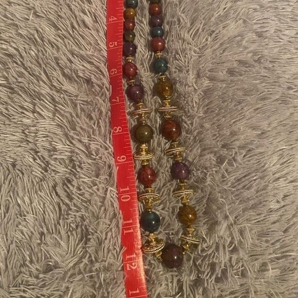 Chakra Beads Healing Necklace EUC - Picture 3 of 3